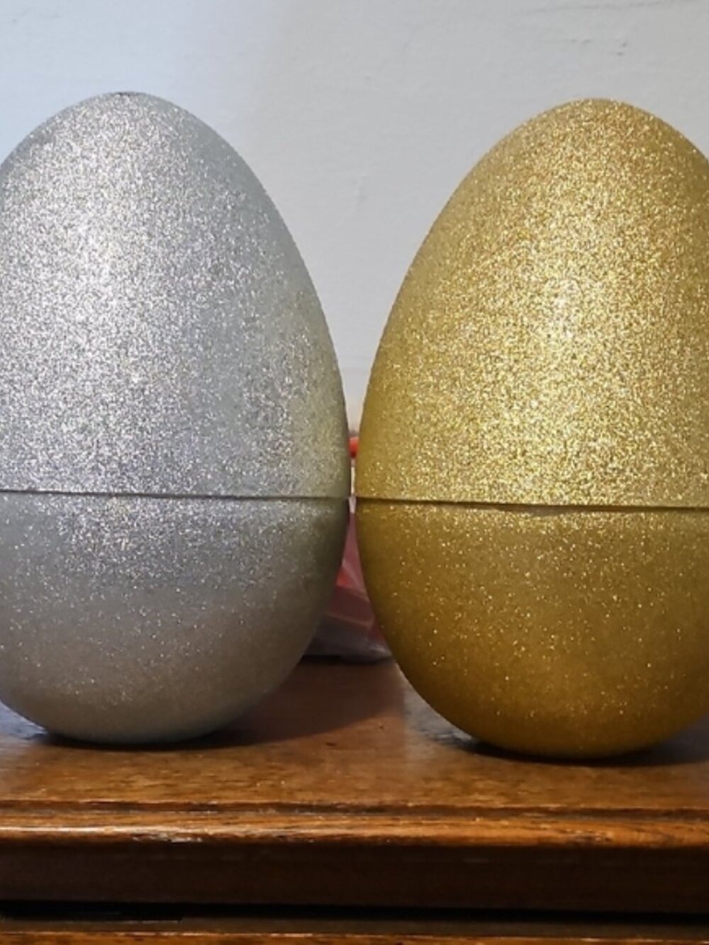 Large Glitter Easter Eggs